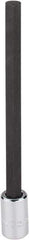 Proto - 3/8" Drive, 10mm Hex Bit Socket - 6-29/32" OAL, 5" Bit Length - Exact Tool & Supply