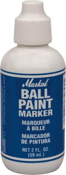 Markal - Blue Paint Marker - Alcohol Base Ink - Exact Tool & Supply