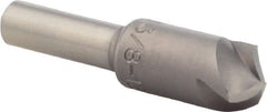 M.A. Ford - 3/8" Head Diam, 1/4" Shank Diam, 3 Flute 120° High Speed Steel Countersink - Exact Tool & Supply