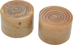 Garland - 2" Face Diam, Grade Medium Soft, Hammer Tip/Face - Rawhide - Exact Tool & Supply