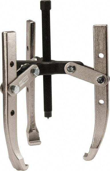 Proto - 11" Spread, 7 Ton Capacity, Gear Puller - 9" Reach, For Bearings, Gears & Pulleys - Exact Tool & Supply
