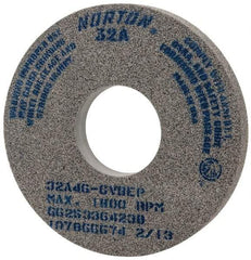 Norton - 14" Diam x 5" Hole x 1-1/2" Thick, G Hardness, 46 Grit Surface Grinding Wheel - Aluminum Oxide, Type 1, Coarse Grade, 1,800 Max RPM, Vitrified Bond, No Recess - Exact Tool & Supply