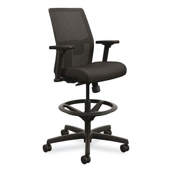 Hon - Swivel & Adjustable Stools Type: Mesh Task Stool Base Type: Five-Star - Exact Tool & Supply
