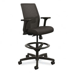 Hon - Swivel & Adjustable Stools Type: Mesh Task Stool Base Type: Five-Star - Exact Tool & Supply