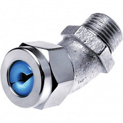 Hubbell Wiring Device-Kellems - 0.5 to 0.38" General Elbow Strain Relief Cord Grip - Exact Tool & Supply