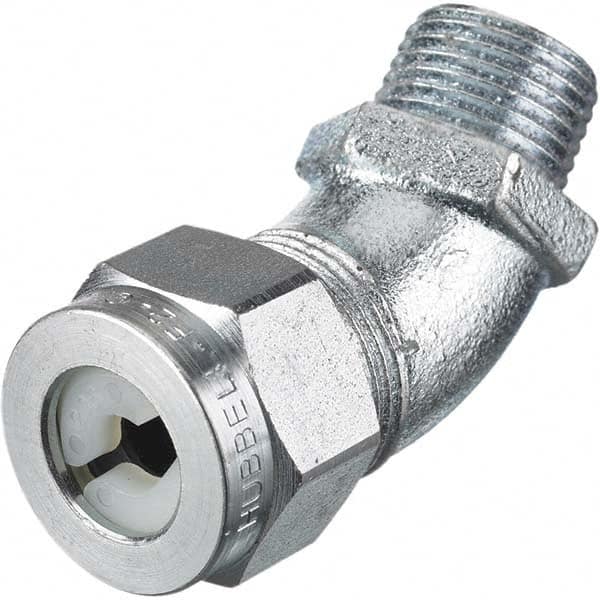 Hubbell Wiring Device-Kellems - 0.38 to 0.25" General Elbow Strain Relief Cord Grip - Exact Tool & Supply