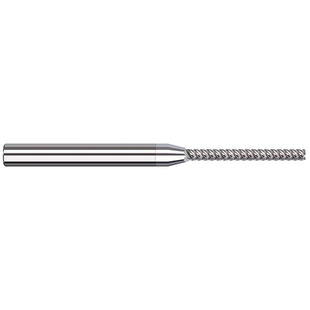 Harvey Tool - Square End Mills; Mill Diameter (Inch): 1/16 ; Mill Diameter (Decimal Inch): 0.0620 ; Length of Cut (Inch): 5/8 ; Length of Cut (Decimal Inch): 0.6250 ; Material: Solid Carbide ; Finish/Coating: TiB2 - Exact Tool & Supply