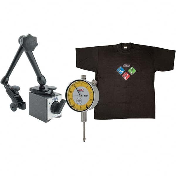 Noga - Magnetic Indicator Bases Base Length (mm): 60.00 Base Width (mm): 50.00 - Exact Tool & Supply