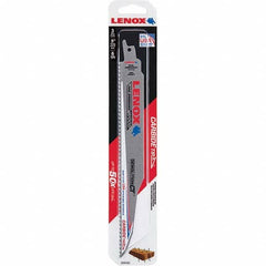 Lenox - Reciprocating Saw Blades Blade Material: Carbide Blade Length (Inch): 9 - Exact Tool & Supply