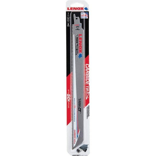 Lenox - Reciprocating Saw Blades Blade Material: Carbide Blade Length (Inch): 12 - Exact Tool & Supply