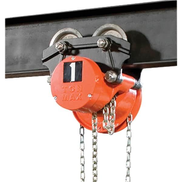 CM - Trolleys Type: Low Headroom Geared Trolley Load Capacity (Lb.): 2,000.000 - Exact Tool & Supply
