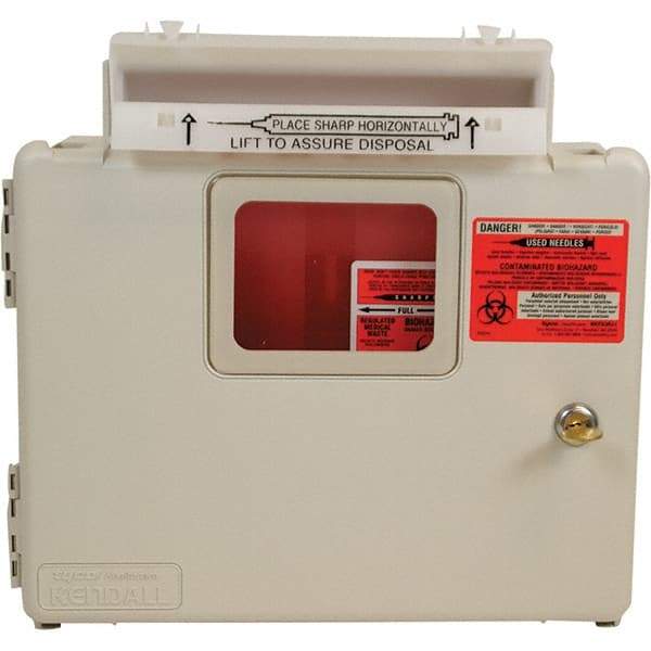 Covidien - Sharps Container Cabinets : Surface Mounted Color: Beige - Exact Tool & Supply