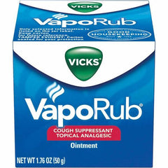 Vicks - Antiseptics, Ointments, & Creams Type: Pain Relief Form: Ointment - Exact Tool & Supply
