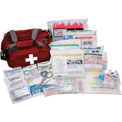 Pac-Kit - 112 Piece, 2 Person, Multipurpose/Auto/Travel First Aid Kit - 14-1/2" Wide x 10" Deep x 10-1/2" High, Nylon Bag - Exact Tool & Supply