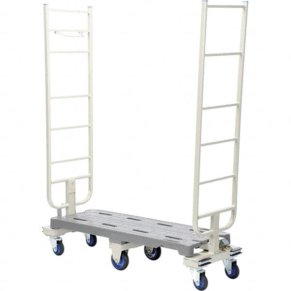 Vestil - 3,600 Lb Capacity Plastic Luggage Cart - Exact Tool & Supply