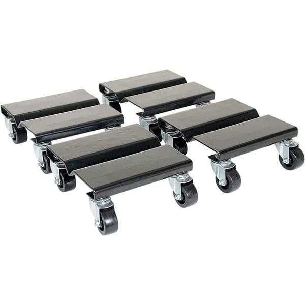 Vestil - 500 Lb Capacity Steel Dolly - 8" Long x 8" Wide - Exact Tool & Supply
