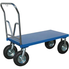 Vestil - 1,500 Lb Capacity Steel Platform Truck - Steel Deck, 36" OAW - Exact Tool & Supply