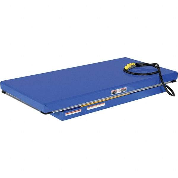 Vestil - 3,000 Lb Capacity Hydraulic Scissor Lift - 7" to 43" Lift Height, 60" Platform Length x 30" Platform Width - Exact Tool & Supply