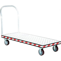 Vestil - 3,600 Lb Capacity Aluminum Platform Truck - Exact Tool & Supply