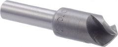 M.A. Ford - 3/8" Head Diam, 1/4" Shank Diam, 3 Flute 100° High Speed Steel Countersink - Exact Tool & Supply