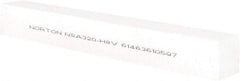 Norton - 320 Grit Aluminum Oxide Square Dressing Stick - 8 x 1 x 1, Extra Fine Grade, Vitrified Bond - Exact Tool & Supply