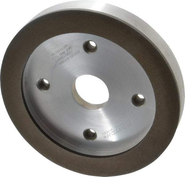 Norton - 6" Diam, 1-1/4" Hole Size, 3/4" Overall Thickness, 120 Grit, Type 6 Tool & Cutter Grinding Wheel - Fine Grade, Diamond, R Hardness, Resinoid Bond - Exact Tool & Supply