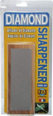 Eze Lap - 6" Long x 2" Wide Diam ond Sharpening Stone - Flat, 600 Grit, Fine Grade - Exact Tool & Supply