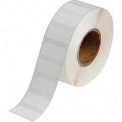 Brady - 0.6" Wide x 1-19/64" Long, White Polypropylene Inkjet Label - For BradyJet J2000 - Exact Tool & Supply