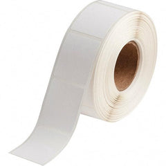 Brady - 1-3/4" Wide x 1-1/2" Long, White Polypropylene Inkjet Label - For BradyJet J2000 - Exact Tool & Supply