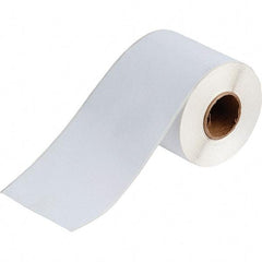 Brady - 4" Wide, White Polyester Inkjet Label - For BradyJet J2000 - Exact Tool & Supply