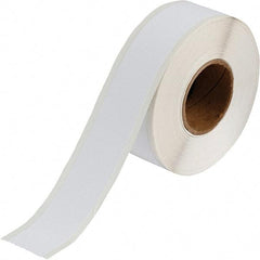 Brady - 1-1/8" Wide, White Vinyl Inkjet Label - For BradyJet J2000 - Exact Tool & Supply
