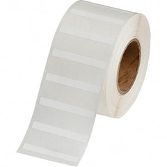Brady - 1/4" Wide x 2" Long, White Polypropylene Inkjet Label - For BradyJet J2000 - Exact Tool & Supply