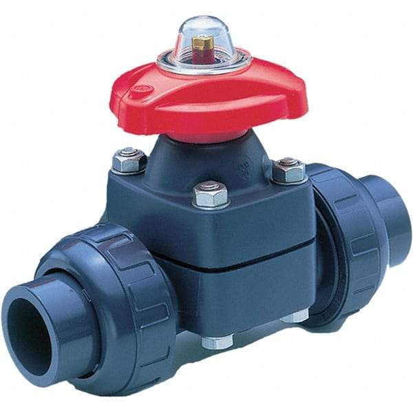 Asahi/America - Diaphragm Valves End Connections: IPS Pipe Size: 1-1/2 (Inch) - Exact Tool & Supply