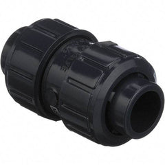 Asahi/America - 1-1/2" PVC Check Valve - True Union Ball Check, Socket x Thread, 150 WOG - Exact Tool & Supply