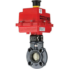 Asahi/America - Actuated Butterfly Valves Pipe Size: 3 (Inch) Actuator Type: Electric - Exact Tool & Supply