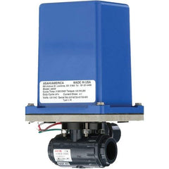 Asahi/America - Actuated Ball Valves   Actuator Type: Electric    Pipe Size: 1 (Inch) - Exact Tool & Supply