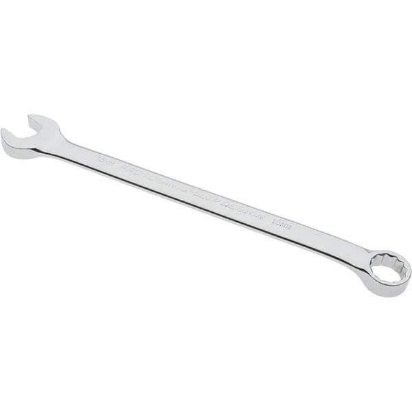 Blackhawk by Proto - 14mm 12 Point Offset Combination Wrench - 15° Offset Angle, 8-46/73" OAL, Steel, Chrome Finish - Exact Tool & Supply
