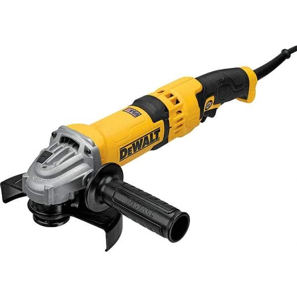 Black & Decker - 4-1/2 - 6" Wheel Diam, 9,000 RPM, Corded Angle & Disc Grinder - 5/8-11 Spindle, 120 Volts, 13 Amps - Exact Tool & Supply