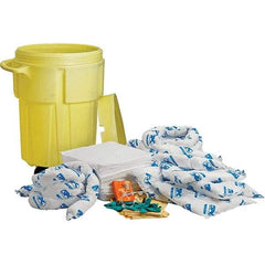 Brady SPC Sorbents - 38 Gal Capacity Oil Only Spill Kit - 55 Gal Polyethylene Drum - Exact Tool & Supply