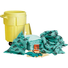 Brady SPC Sorbents - 38 Gal Capacity Chemical Spill Kit - 55 Gal Polyethylene Drum - Exact Tool & Supply