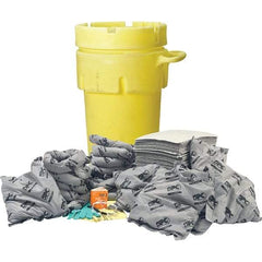 Brady SPC Sorbents - 75 Gal Capacity Universal Spill Kit - 95 Gal Polyethylene Drum - Exact Tool & Supply