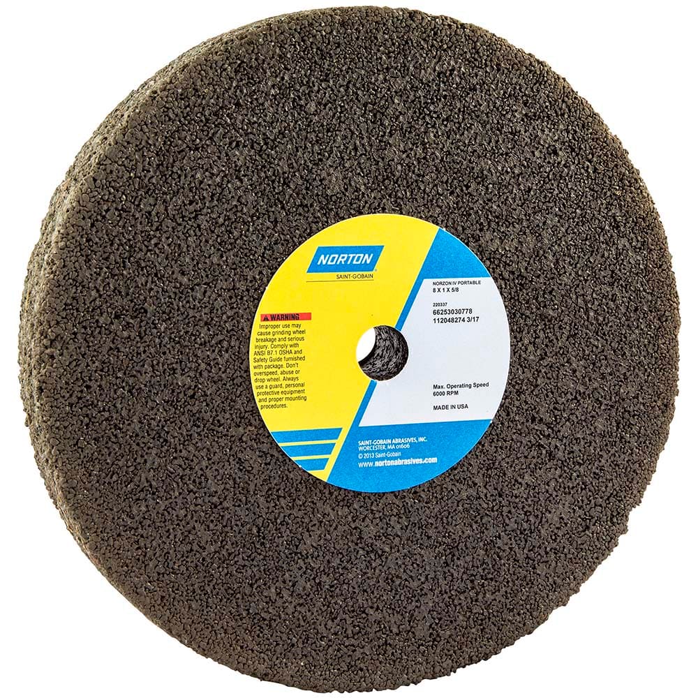 Norton - Tool & Cutter Grinding Wheels Wheel Type: Type 1 Wheel Diameter (Inch): 8 - Exact Tool & Supply