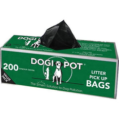 DOGIPOT - 30 200-Pack Boxes HDPE Plastic Litter Pick Up Bags - Exact Tool & Supply