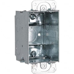 Hubbell-Raco - 4.22 x 2 x 2-3/4" Steel Rectangular Device Box - Exact Tool & Supply