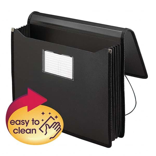 SMEAD - File Folders, Expansion Folders & Hanging Files Folder/File Type: Expanding Wallet Color: Black - Exact Tool & Supply