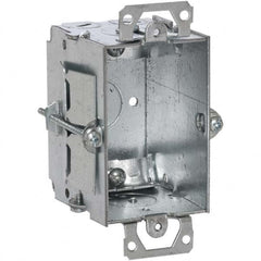 Hubbell-Raco - 4-1/4 x 2.56 x 2.78" Steel Rectangular Device Box - Exact Tool & Supply