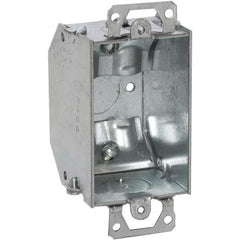 Hubbell-Raco - 4.22 x 2 x 2-1/4" Steel Rectangular Device Box - Exact Tool & Supply