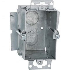 Hubbell-Raco - 4.22 x 2-5/8 x 2-1/2" Steel Rectangular Device Box - Exact Tool & Supply