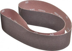 Norton - 2-1/2" Wide x 48" OAL, 60 Grit, Aluminum Oxide Abrasive Belt - Aluminum Oxide, Medium, Coated, X Weighted Cloth Backing, Series R228 - Exact Tool & Supply