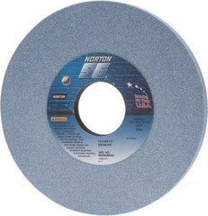 Norton - 12" Diam x 3" Hole x 3/4" Thick, I Hardness, 46 Grit Surface Grinding Wheel - Ceramic, Type 1, Coarse Grade, 2,070 Max RPM, Vitrified Bond, No Recess - Exact Tool & Supply